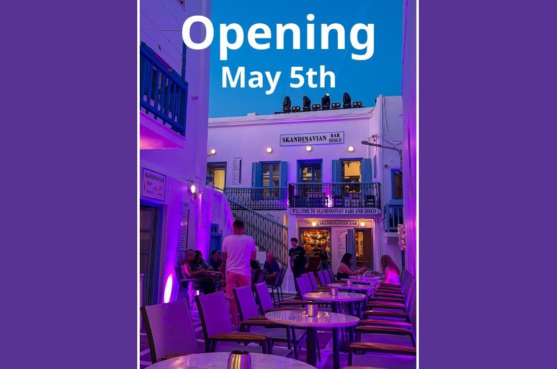 5th of May | Skandinavian Bar Mykonos Opening