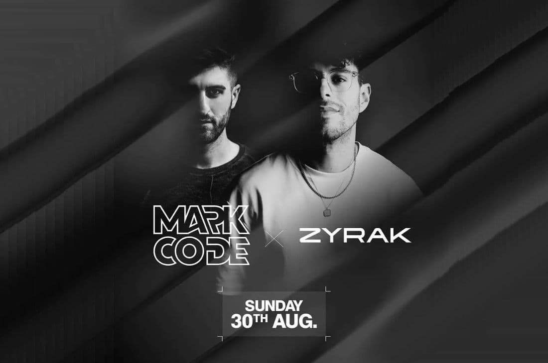 30th of August | Mark Code & Zyrak | Tropicana | Mykonos